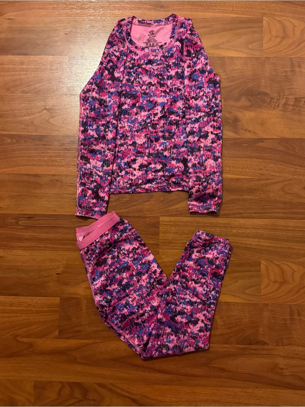 Champion Girls Pink & Purple Camo Print Outfit